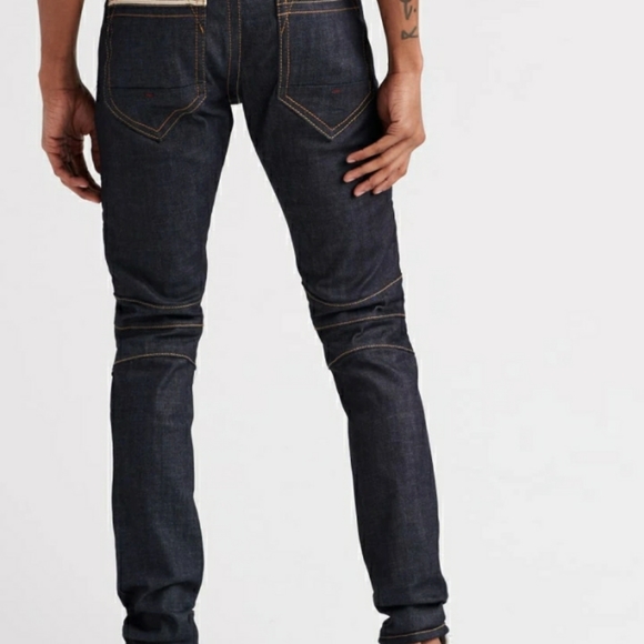 🔥🔥NWT DARK DENIM MOTO JEANS 38🔥🔥 - Picture 2 of 7